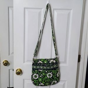 Vera Bradley Triple Zip Hipster Crossbody Bag in Retired Pattern "Lucky You"
